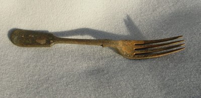 Dining fork found on old Sutherland Arms Hotel site