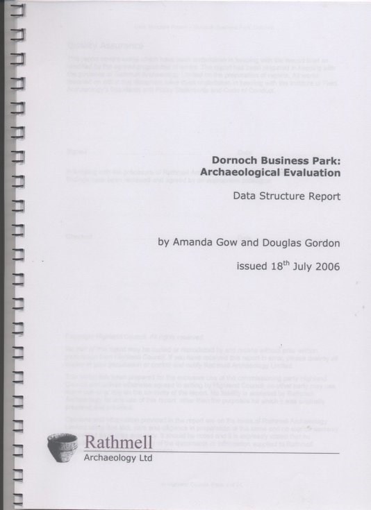 Dornoch Business Park Archaeological Evaluation Report