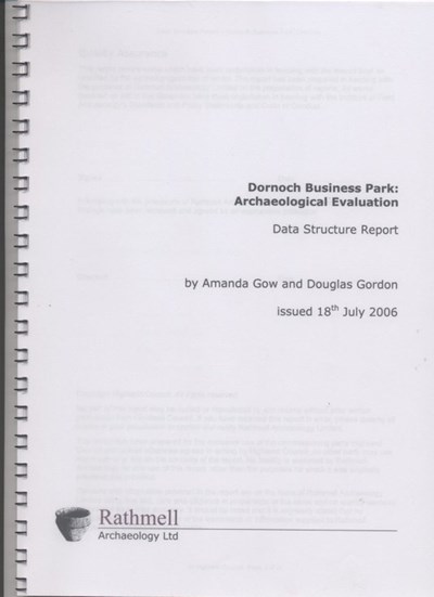 Dornoch Business Park Archaeological Evaluation Report