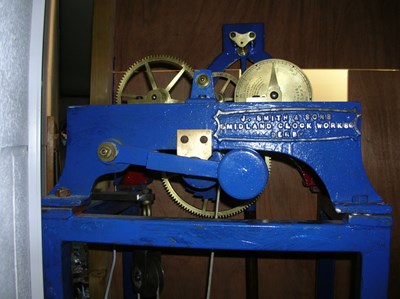 Component parts of original Royal Dornoch Golf Club clock