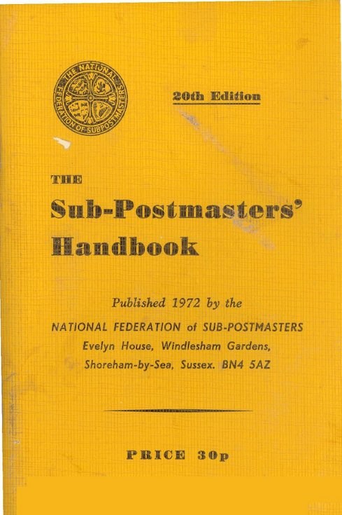 The Sub-Postmasters' Handbook