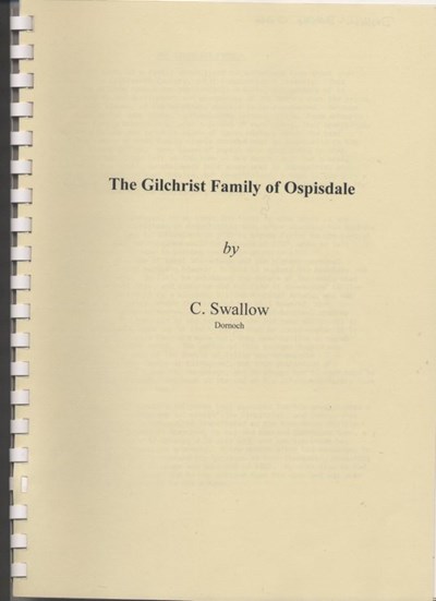 Gilchrist Family of Ospisdale