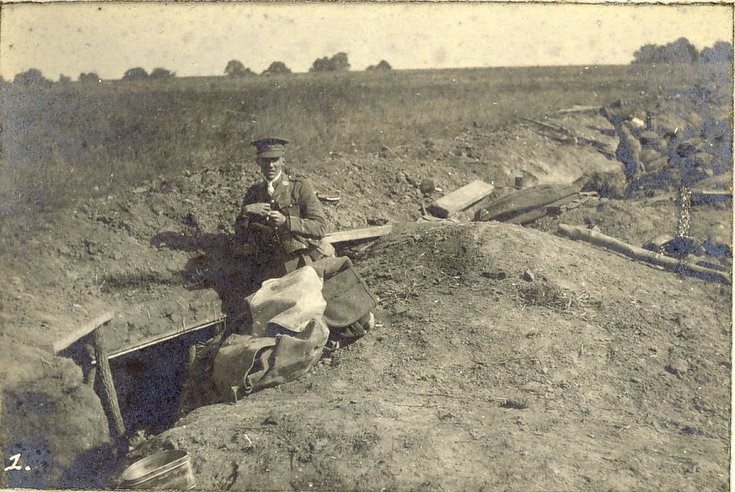 Front trench St. Marguerite World War 1