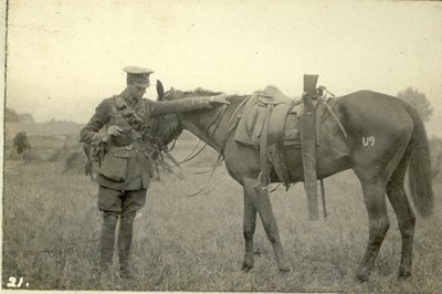 Brodie and a Ulan horse