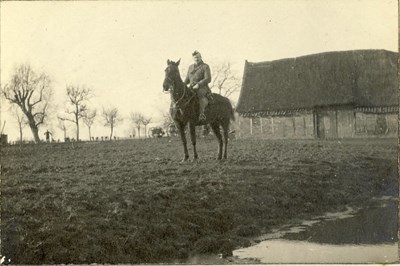 Captain Stormouth-Darling mounted