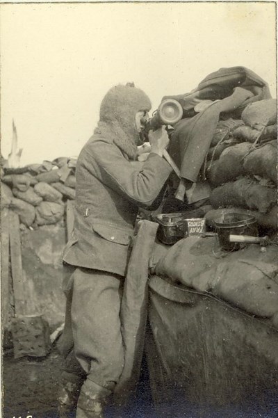 Using a Barr and Stroud range finder