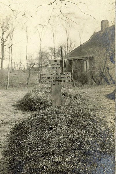 Richard Graham’s grave, died 10/01/15