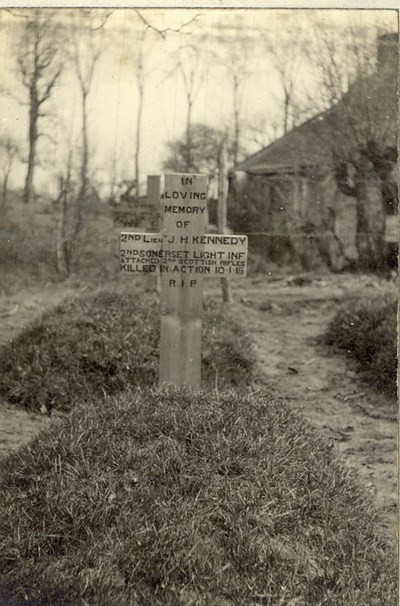2 Lt J H Kennedy's grave