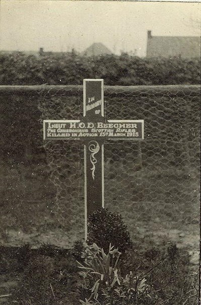 Lieut. H.O.D. Beecher’s grave