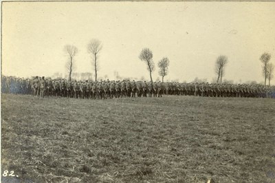 Regiment on parade
