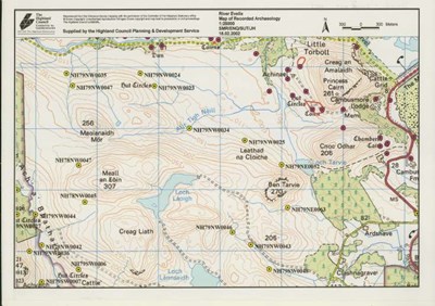 Evelix valley SMR sites