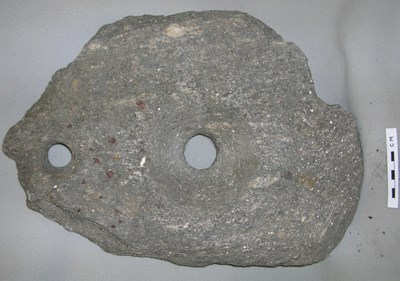 Part of a top quern stone