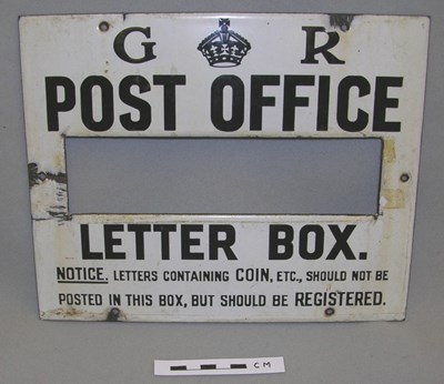 Post box sign
