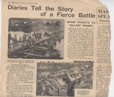 Diaries Tell the Story of a Fierce Battle