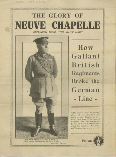 Newspaper supplement ''The Glory of Neuve Chapelle'