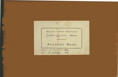 British Legion Account Book