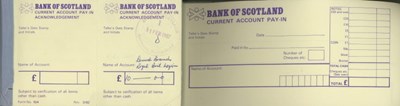 Current Account Pay-In Book