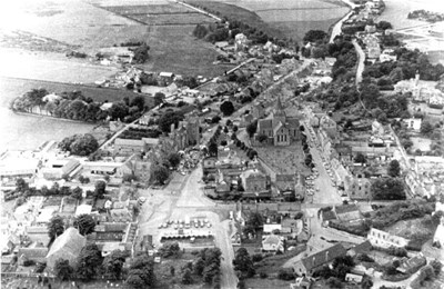 Aerial view of Dornoch