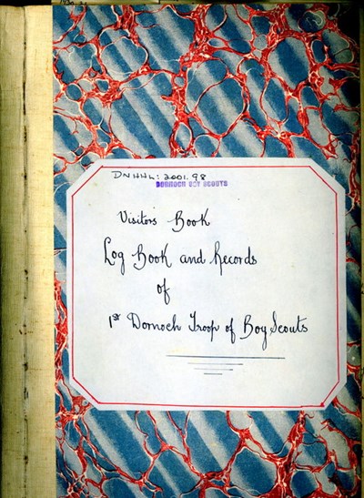 Record book of 1st Dornoch Boy Scouts, 1927-1935