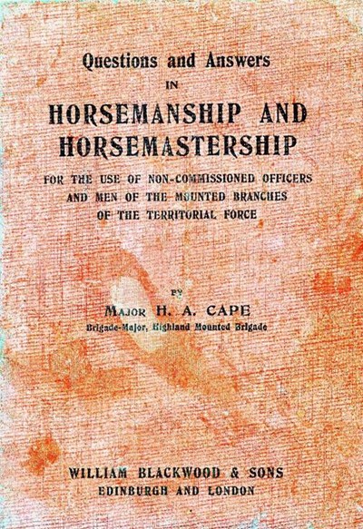 Horsemanship and Horsemastership