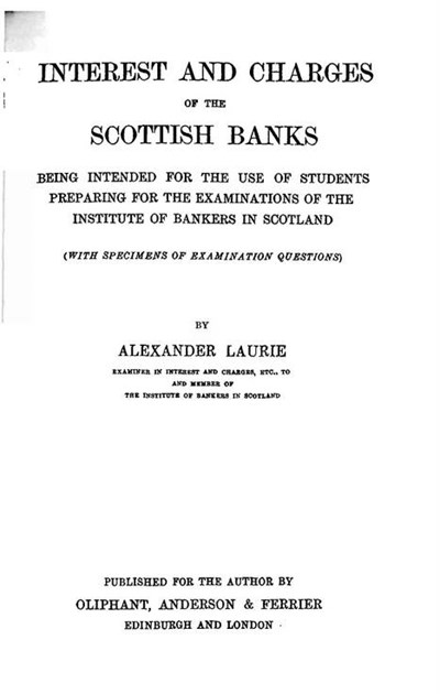 Book on banking 1906