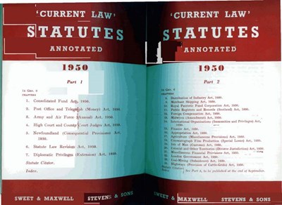 Current law statutes annotated