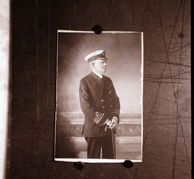 Photograph of RN Commander  taken 1914 at Peterhead