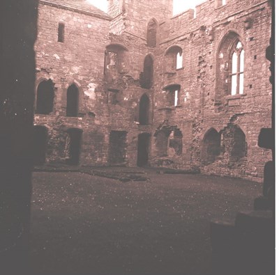 More extensive view of  Acton Burnell ruins