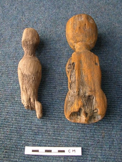 Wooden doll forms