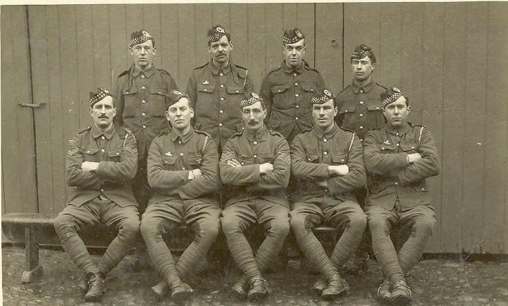 Group of WWI soldiers
