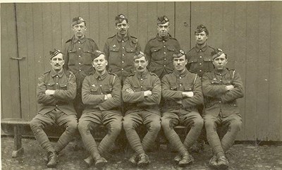 Group of WWI soldiers