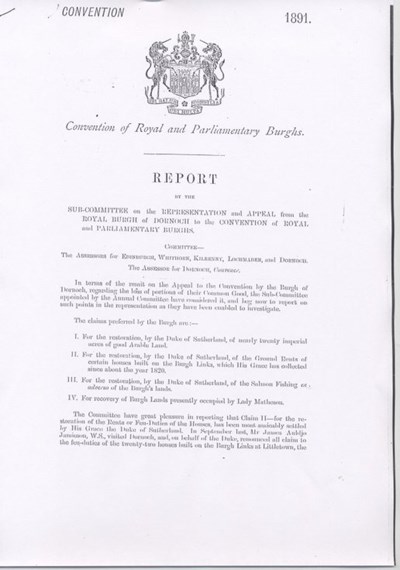 Document relating to Decreet of Division of Commonty of Lonemore