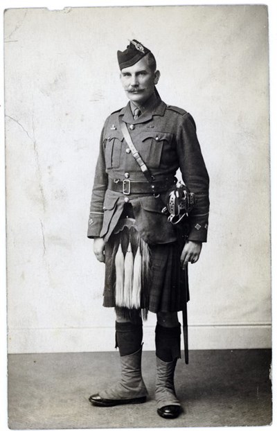 Lieut W A MacDonald, Seaforth Highlanders