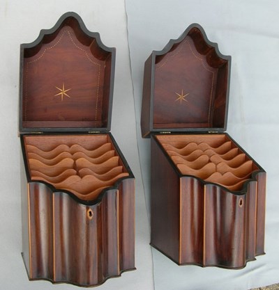 Knife boxes made by Donald Calder