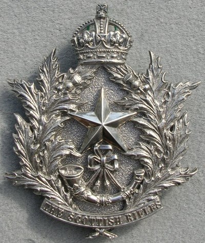 Cameronians Cross Belt Badge