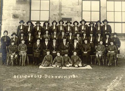 Girl Guide Group Photograph