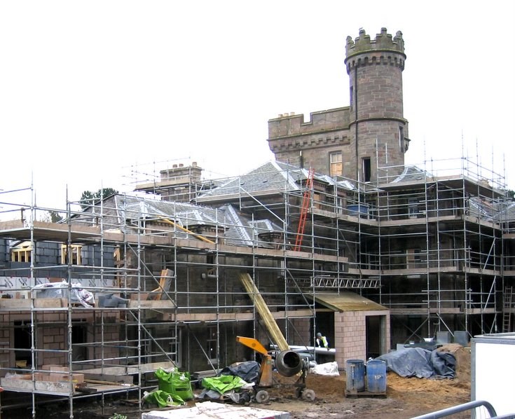 Reconstruction work Burghfield Hotel