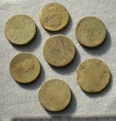 Coins found at Creich mansion house