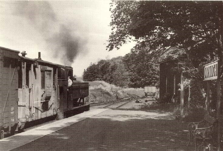 Engine No 1646 at Dornoch Railway Station