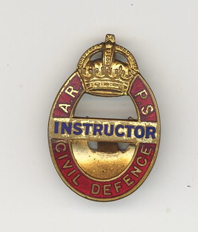 ARPS Civil Defence Instructor badge