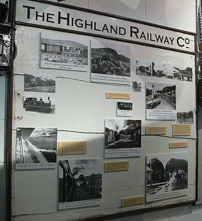 Railway notice board