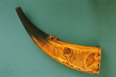 Arkyll Fraser's powder horn