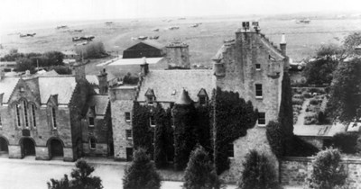 Dornoch Castle with Lancaster bombers