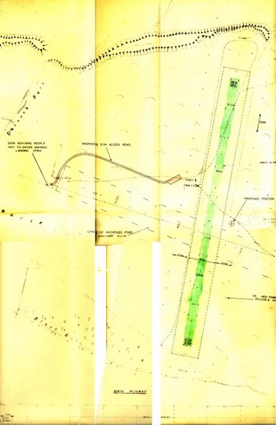 Map of Dornoch Airstrip