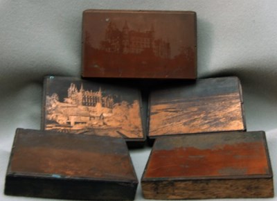 Copper printing blocks