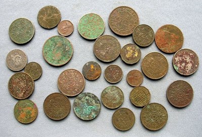 Assorted post 1910 coins found in Dornoch area