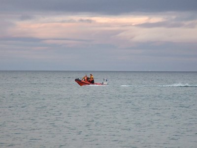 Embo Search &  Rescue Association Testing new boat
