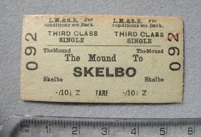 London Midland and Scottish Railway ticket