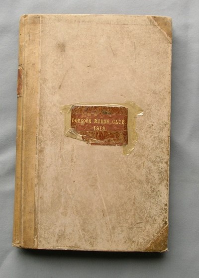 Minute book of the Dornoch Burns Club 1912-1935
