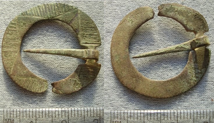 Annular brooch found at St. Gilbert street